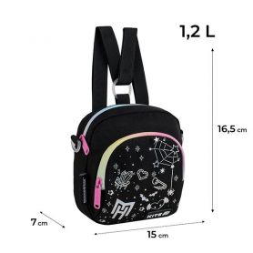 Сумка-рюкзак детская Kite Monster High 16,5x15x7см съемный ремешок