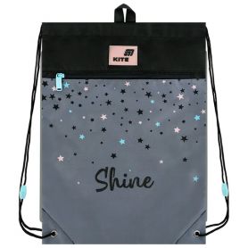 Сумка для взуття Kite 46х33см Shine з кишенею, поліестер Сумка для взуття Kite 46х33см Shine з кишенею, поліестер