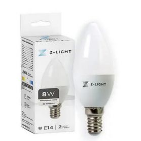 Лампа світодіодна 8W Е14 4000К Z-Light (нейтральний) свічка