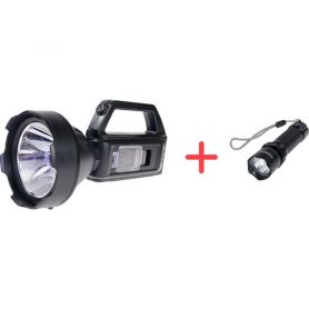 Ліхтар світодіодний Quantum QM-FL1063 Tracker 3W LED+COB з функцією Power Bank