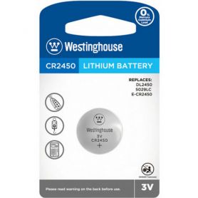 Елемент живлення Westinghouse дисковий CR2450-8С5 Lithium