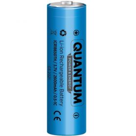 Акумулятор Quantum Li-ion літій-іонний ICR18650, 2600mAh, 0.5-1С з клемним виступом