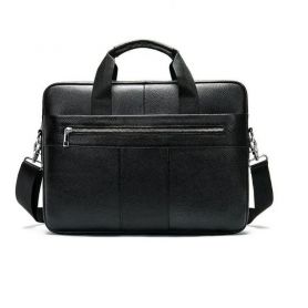 Портфель Vintage 40х28х6,5 черный кожа