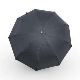 Парасолька чоловіча 3 складання, автомат чорний