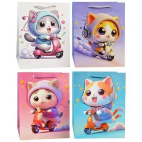 Пакет 18х23х10см паперовий дитячий Котики Пакет 18х23х10см паперовий дитячий Котики