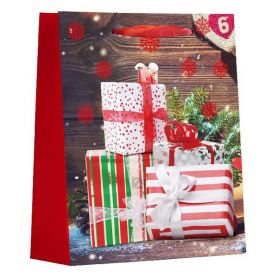 Пакет 31х40х12см паперовий Новий Рік