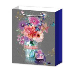 Пакет 31х40х12см паперовий Квіти ANGEL GIFTS