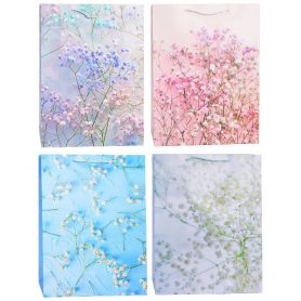 Пакет 18х23х8см паперовий Квіти