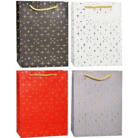 Пакет 26х32х12см паперовий різнокольорові