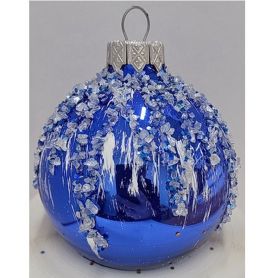 Шар 06см с узорчастым рисунком стекло Шар 06см с узорчастым рисунком стекло