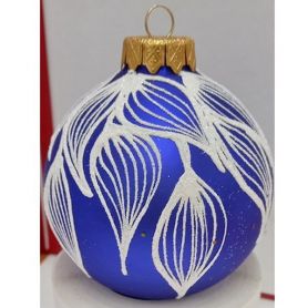 Шар 06см с узорчастым рисунком стекло Шар 06см с узорчастым рисунком стекло