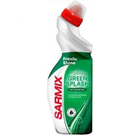 Засіб для сантехніки та унітазу 750мл Sarmix Green Splash Засіб для сантехніки та унітазу 750мл Sarmix Green Splash