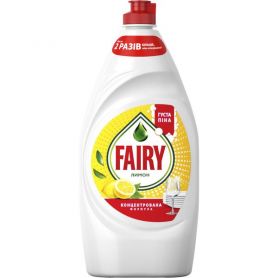 Засіб для миття посуду Fairy 900мл гель Лимон