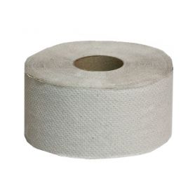 Туалетная бумага рулон с гильзой d190 мм (макулатурный) серый