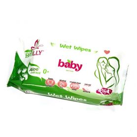 Серветки вологі Biolly Baby з алоє 60шт