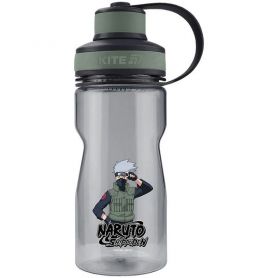 Пляшечка для води 500 мл сіра Naruto Kite