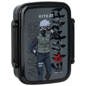 Ланчбокс 15х12х4,7см 420мл з роздільником Naruto Kite
