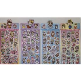 Набір наліпок 10*22см Лабубу Набір наліпок 10*22см Лабубу