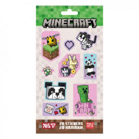 Набір наліпок 2D 9шт Yes Minecraft Spring