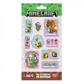 Набір наліпок 2D 9шт Yes Minecraft Spring Animals