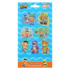 Набір наліпок 2D Yes Stumble Guys