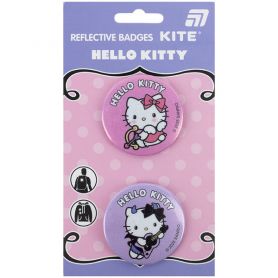 Набір значків світловідбиваючих 2шт Hello Kitty Kite