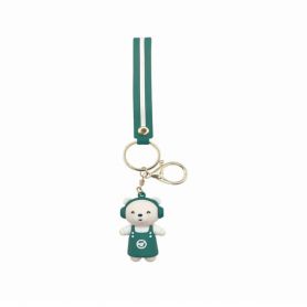 Брелок Bibi Toys Ведмедик2 в навушниках, з ремінцем, PVC