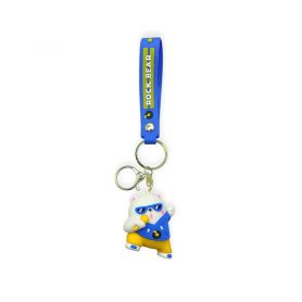 Брелок Bibi Toys Ведмедик щасливий Rock, з ремінцем, PVC
