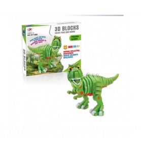 Конструктор объемный мягкий 104дет.Динозавр