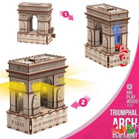 Конструктор дерев'яний Тріумфальна арка, механічна 3D-модель
