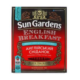 Чай Sun Gardens 2грх100пак.чорний Англійський сніданок