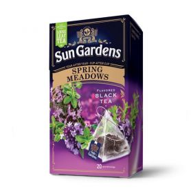 Чай Sun Gardens 1,6грх20пак. пірамідки чорний Spring Meadows