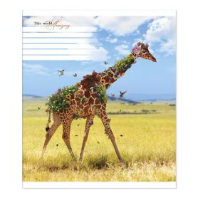 Зошит 36арк. Бріск офс/кл. №2396 Квіткові тварини