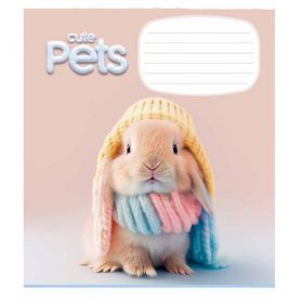 Зошит 18арк. Школярик кл. №3253 Cute pets Зошит 18арк. Школярик кл. №3253 Cute pets