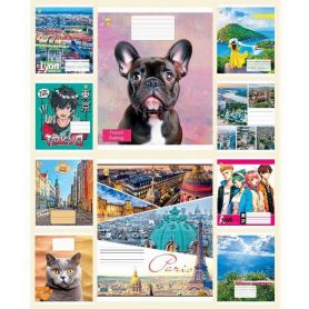 Тетрадь 24л. Тетрада WiLL офс/лин. №42302 Микс 2