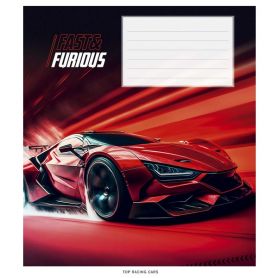 Зошит 18арк. Школярик лін. №3322 Fast & Furious