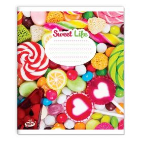 Зошит 18арк. Бріск офс/кл. №2553 Солодощі