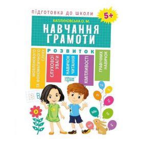 Книга Подготовка к школе Обучение грамоте 5+