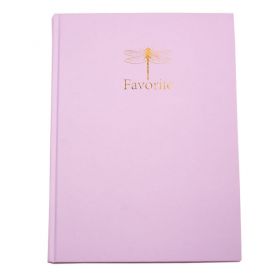 Книга канцелярська 96арк офс/кл. тв.палітурка Favourite pastel бузкова, кремовий папір, Buromax