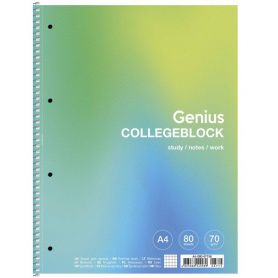 Зошит спіраль А-4 80арк кл крем.,перфор.+отвори під накопичувач мат.ламінація Student Школярик Зошит спіраль А-4 80арк кл крем.,перфор.+отвори під накопичувач мат.ламінація Student Школярик