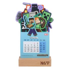 Календар настільний на підставці Yes Minecraft 13.5 х 22.3см 2026р Календар настільний на підставці Yes Minecraft 13.5 х 22.3см 2026р