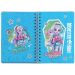 Щоденник шкільний твердий, спіраль, софт-тач, тиснення фольгою Monster High Kite
