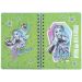 Щоденник шкільний твердий, спіраль, софт-тач, тиснення фольгою Monster High Kite