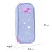 Пенал Kite на блискавці, овальний Twinke, Star 21х8,5х5см
