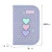 Пенал Kite 1відділення, 1розворот, без наповнення Lovely 20х14х3,9см