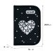 Пенал Kite 1 відділення, 2 розворота, без наповнення Black&Silver 20х14х3,9см