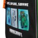 Рюкзак YES S-111M Minecraft Reality 3 відділення, ортопедична спинка, 2бічні, 1передня кишені