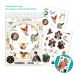 Набір дитячих тимчасових татуювань Harry Potter 11*20см DODO