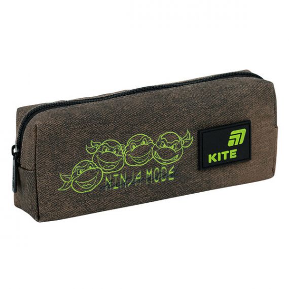 Пенал Kite на блискавці, 1 відділення, Ninja Turtles 19х6,5х3,5см