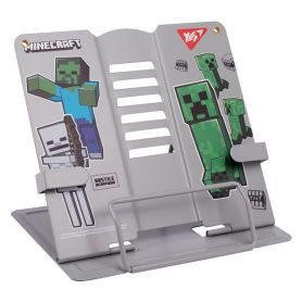 Підставка для книг металева з додатковими фіксаторами,Minecraft Yes